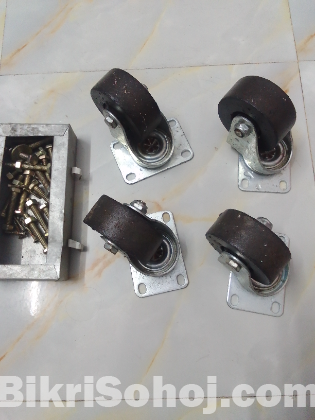 ৪ পিস ট্রলি চাকা সেল করা হবে